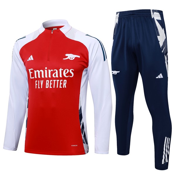 Sudadera De Training Arsenal 2024-2025 Rojo Blanco 3